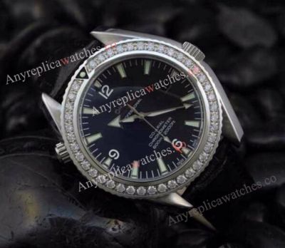 Omega Seamaster Planet Ocean Diamond Bezel Automatic Replica Omega Seamaster Watches